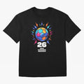 2026 Colorful Soccer Ball USA Canada Mexico 26 Classic T-Shirt Show Your Tournament Heart for the FIFA World Cup 2026 Journey through Messi, Neymar and Mbappe Highlights, Argentina Pride, Championship Spirit, Famous Goals, Roaring Crowds and