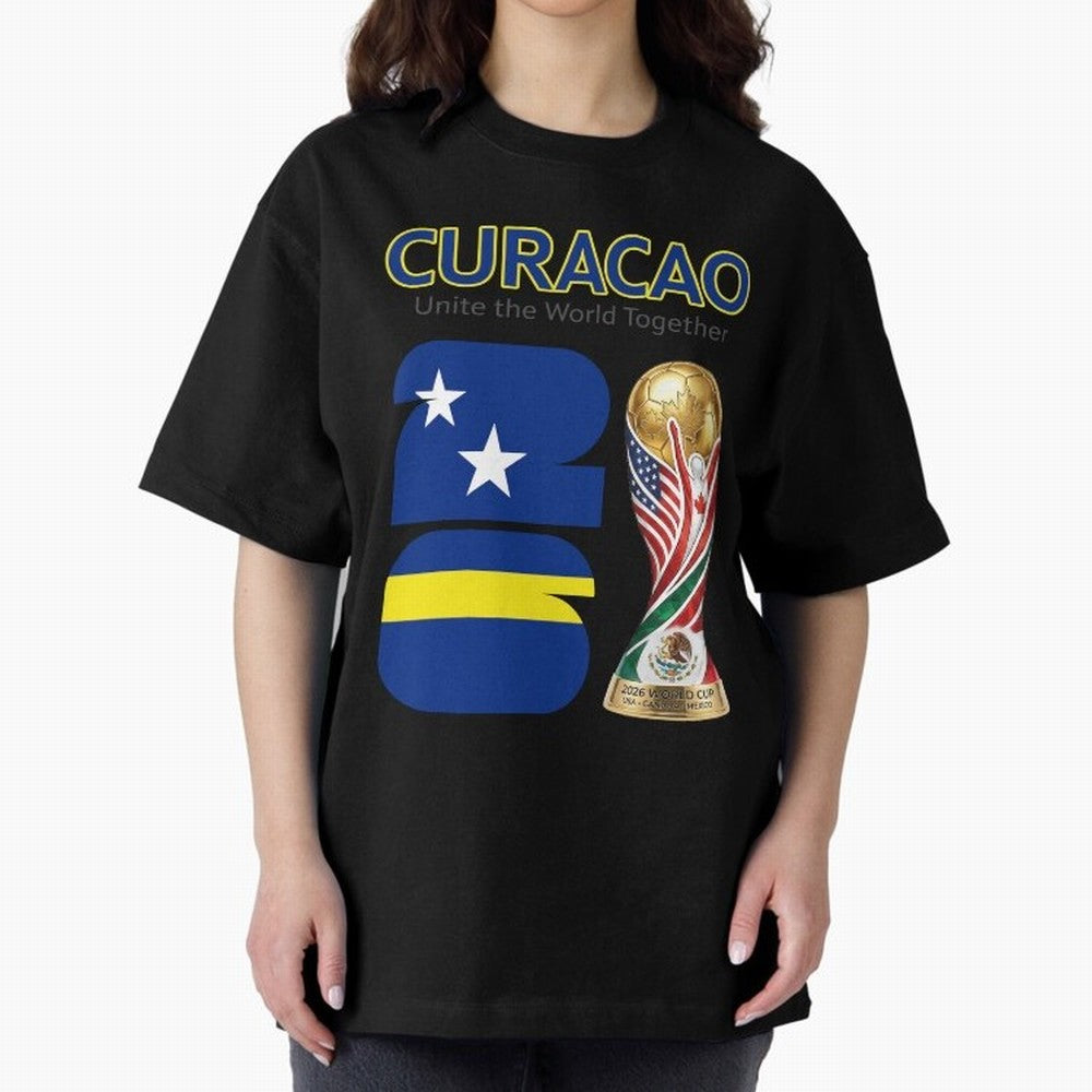 World Cup 2026, IMG 028, CURACAO 001 Classic T-Shirt Bring Global Football Passion for FIFA World Cup 2026 Group Stage, Connected to CR7 and Messi, Argentina and Brazil, Match Day Excitement, Supporter Culture, Golden Goals and Global Football