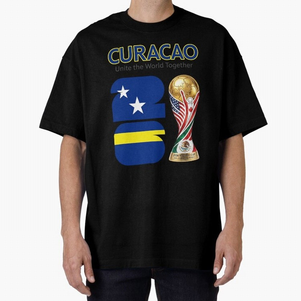 World Cup 2026, IMG 028, CURACAO 001 Classic T-Shirt Bring Global Football Passion for FIFA World Cup 2026 Group Stage, Connected to CR7 and Messi, Argentina and Brazil, Match Day Excitement, Supporter Culture, Golden Goals and Global Football