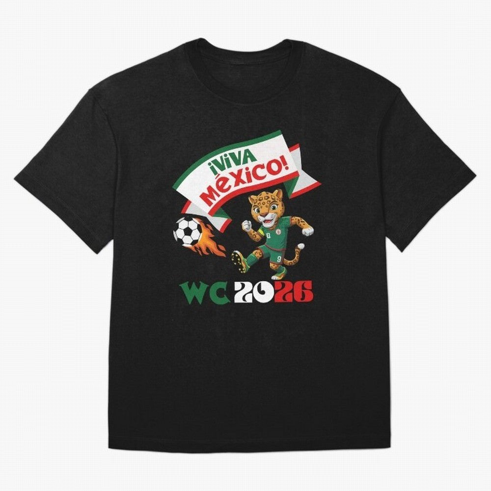 Mexico World Cup 2026 Fan Art Classic T-Shirt Feel International Energy from Global Football Passion for FIFA World Cup 2026, Inspired by Neymar, Haaland and Cristiano Ronaldo, France and Portugal, Fan Favorite Moments, National Team Passion, Big