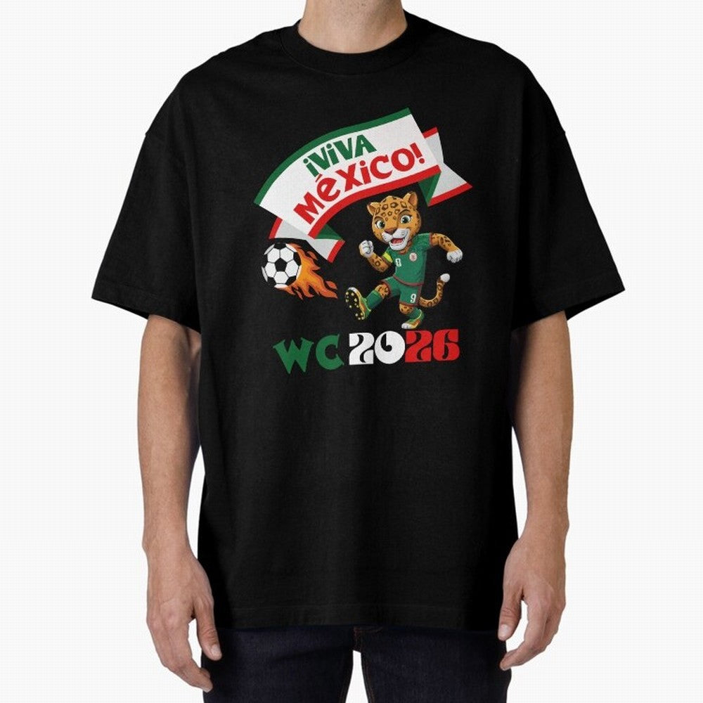 Mexico World Cup 2026 Fan Art Classic T-Shirt Feel International Energy from Global Football Passion for FIFA World Cup 2026, Inspired by Neymar, Haaland and Cristiano Ronaldo, France and Portugal, Fan Favorite Moments, National Team Passion, Big