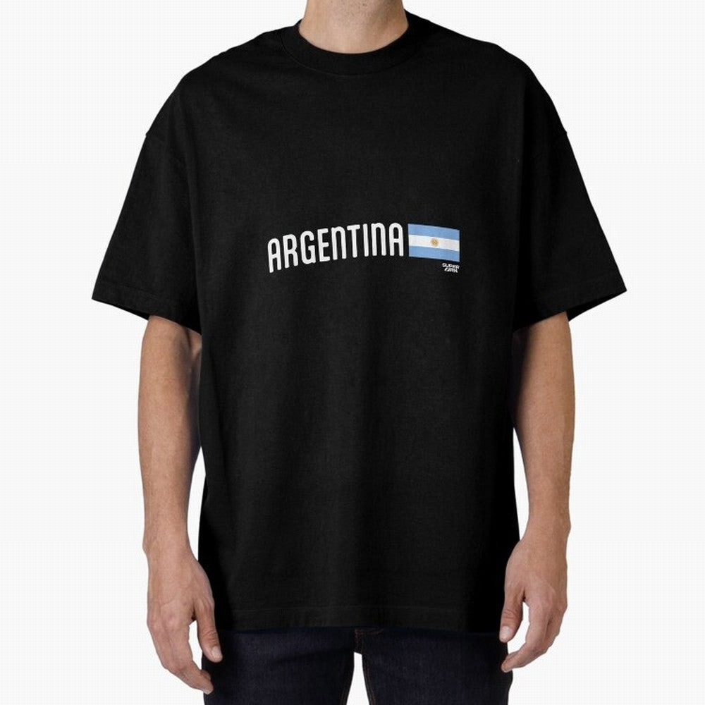 Argentinian Soccer Fan World Cup 2026 Classic T-Shirt Stand with Match Day Hype around FIFA World Cup 2026 Group Stage, CR7 and Messi, Argentina and Brazil, Global Supporter Spirit, Legendary Goals, National Colors and Tournament Celebration; Made