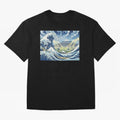 Soccer Players in Hokusai Waves Japan Classic T-Shirt Celebrate the Biggest Stage of FIFA World Cup 2026 USA Canada Mexico Spirit, Filled with Brazil, Cristiano Ronaldo, Haaland and CR7, Football History, Final Match Energy, Crowd Noise and Once in