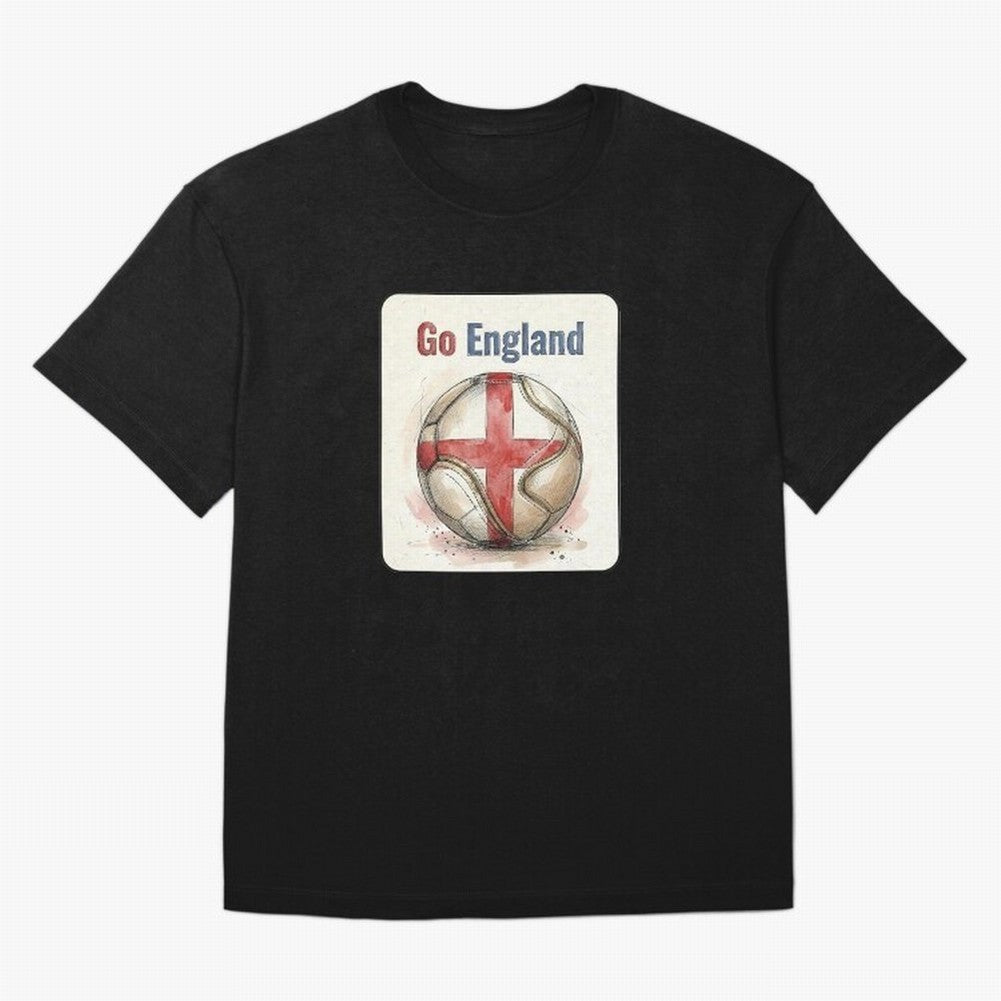 Go England Soccer Ball Flag | English Football Fan Graphic Tee Classic T-Shirt Treasure FIFA World Cup 2026 Group Stage Capturing Mbappe and Neymar, Argentina and Brazil Energy, Fan Favorite Moments, National Team Passion, Big Match Drama and