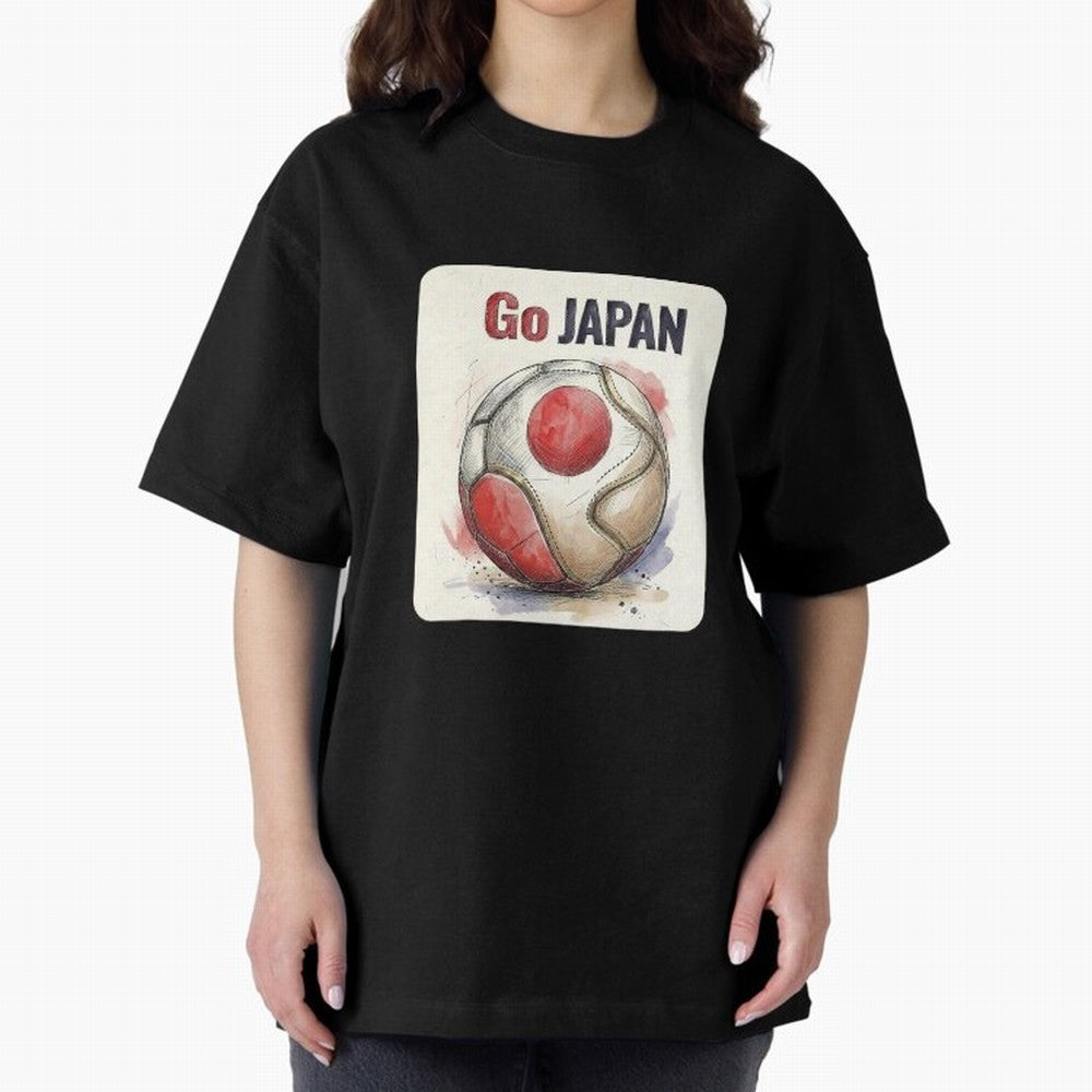 Go Japan Soccer Ball Flag | Japanese Football Fan Graphic Tee Classic T-Shirt Spotlight FIFA World Cup 2026 for Fans of Neymar and Portugal, Spain and Germany, Bringing Retro Football Energy, Iconic Rivalries, Trophy Chase Drama and Stadium