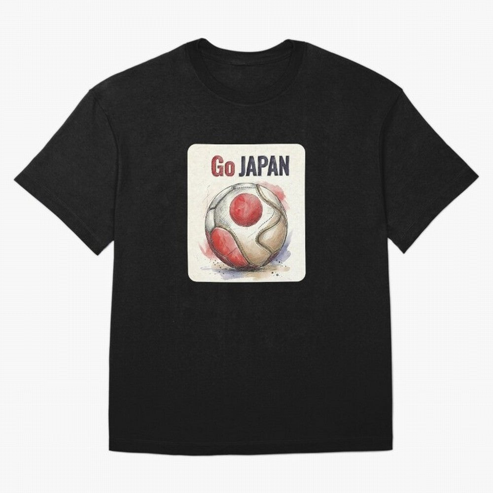 Go Japan Soccer Ball Flag | Japanese Football Fan Graphic Tee Classic T-Shirt Spotlight FIFA World Cup 2026 for Fans of Neymar and Portugal, Spain and Germany, Bringing Retro Football Energy, Iconic Rivalries, Trophy Chase Drama and Stadium