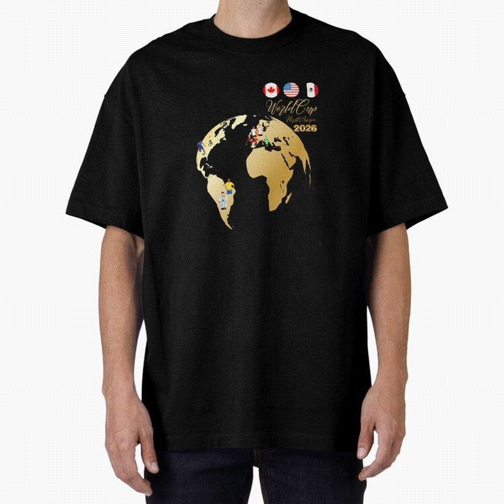 World Cup 2026 T-Shirt_70890629 Classic T-Shirt Spotlight the FIFA World Cup 2026 Group Stage Journey through Messi, Neymar and Mbappe Highlights, France Pride, Worldwide Fan Energy, Dramatic Goals, Stadium Lights and Championship Celebrations;