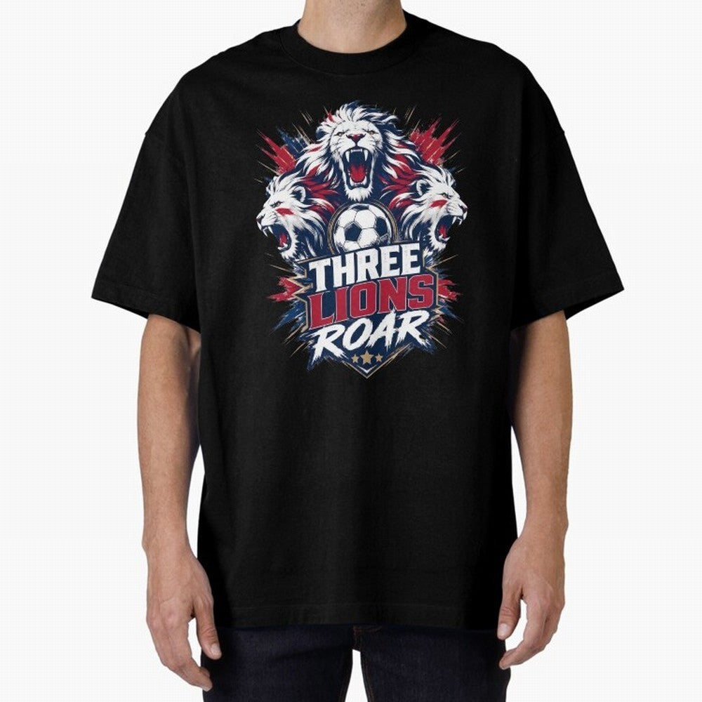 Three Lions Roar England World Cup 26 Tee Classic T-Shirt Join Supporters Worldwide for FIFA World Cup 2026 Spirit, Driven by Brazil, Portugal and Argentina, CR7 and Messi, Game Day Rituals, Football Legends, Country Pride and the Road to the