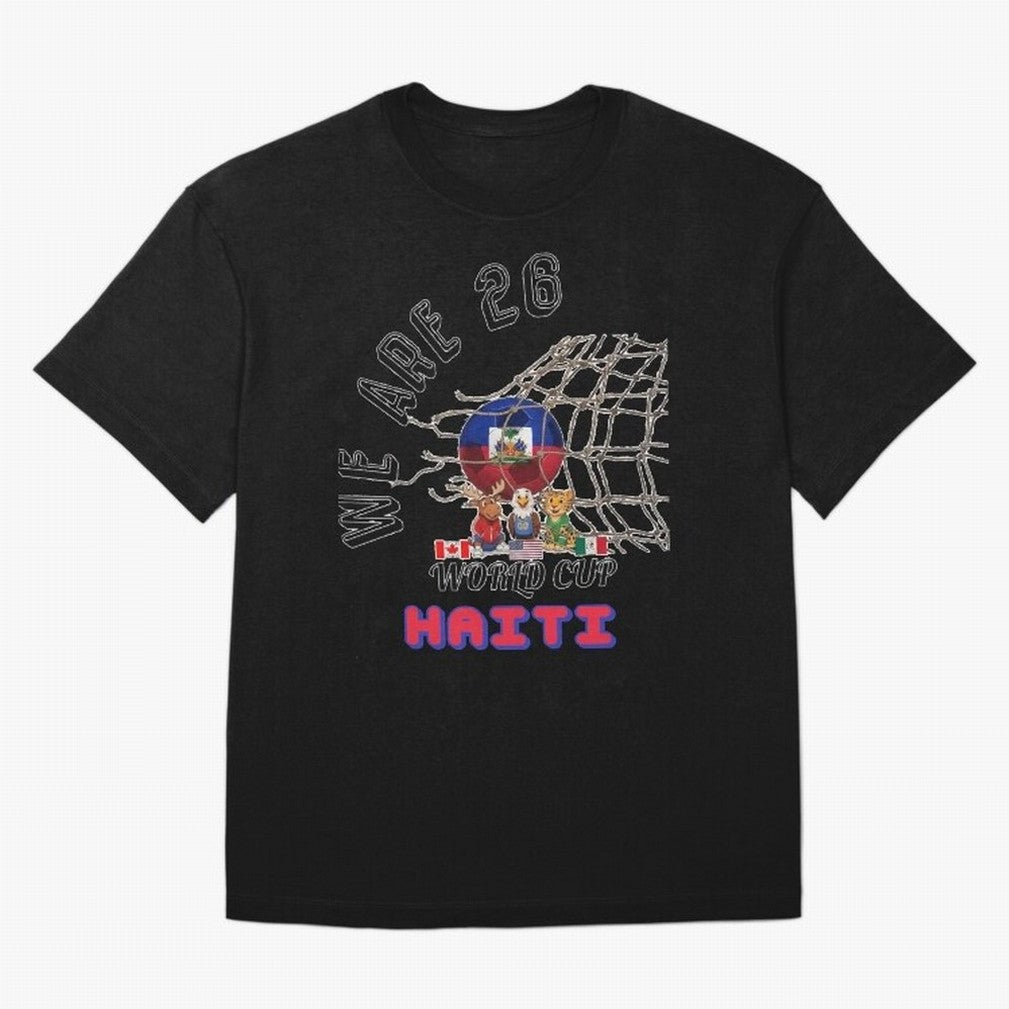 World cup 26 - Haiti Classic T-Shirt Cheer through Every Moment of Global Football Passion for FIFA World Cup 2026 USA Canada Mexico, Made for Haaland and Mbappe, Spain and Netherlands, Football Festival Excitement, Trophy Ambitions, Country
