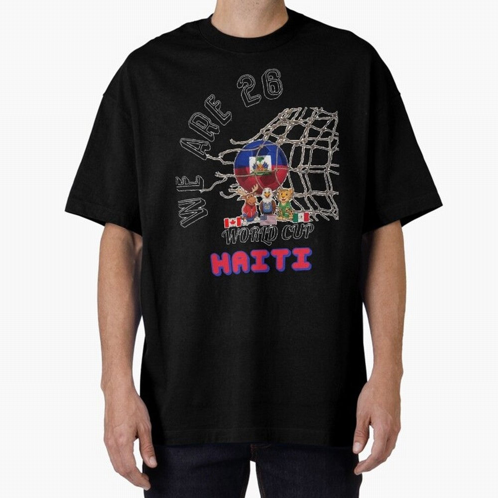 World cup 26 - Haiti Classic T-Shirt Cheer through Every Moment of Global Football Passion for FIFA World Cup 2026 USA Canada Mexico, Made for Haaland and Mbappe, Spain and Netherlands, Football Festival Excitement, Trophy Ambitions, Country