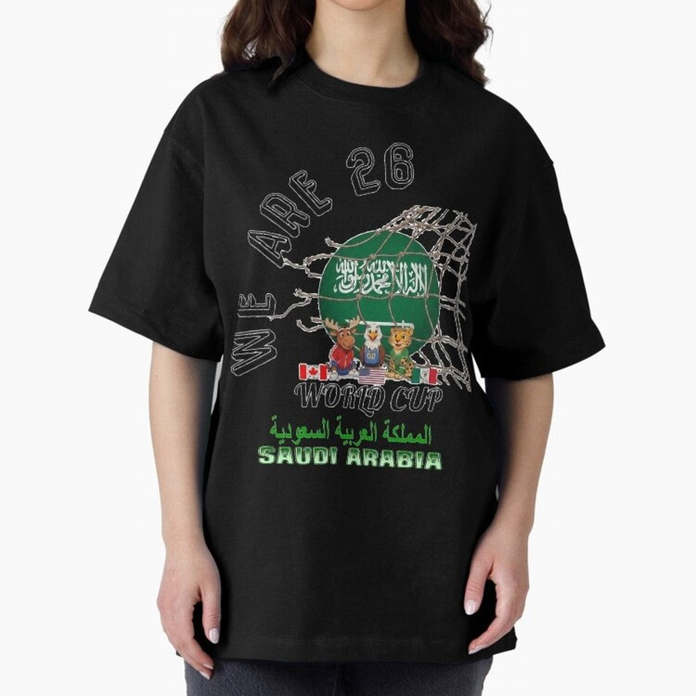 World cup 26 - Saudi Arabia Classic T-Shirt Enjoy the Biggest Football Party of FIFA World Cup 2026 Group Stage with Neymar, France Energy, Football History, Final Match Energy, Crowd Noise and Once in a Lifetime Moments; Ideal for Football Dads,