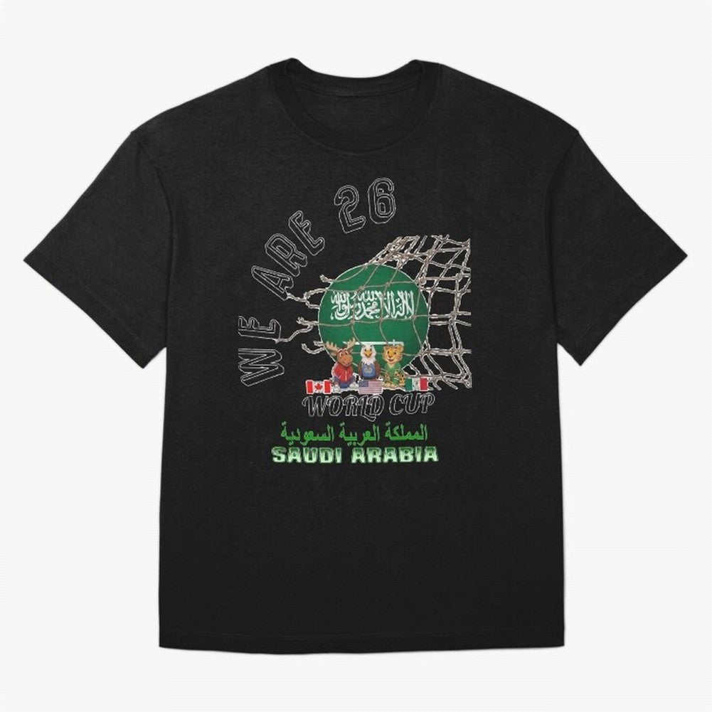 World cup 26 - Saudi Arabia Classic T-Shirt Enjoy the Biggest Football Party of FIFA World Cup 2026 Group Stage with Neymar, France Energy, Football History, Final Match Energy, Crowd Noise and Once in a Lifetime Moments; Ideal for Football Dads,