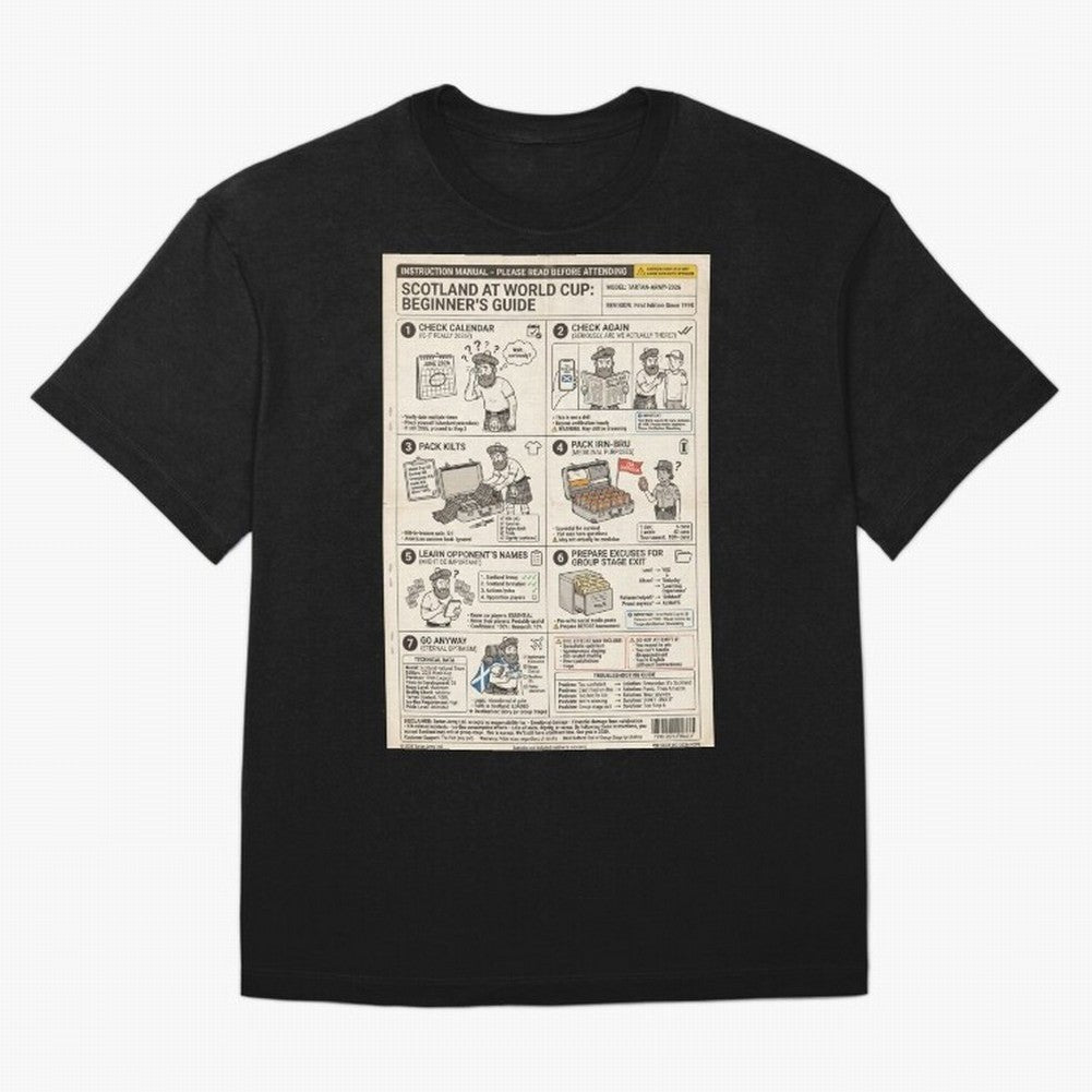 Scotland's Beginners Guide To The World Cup Classic T-Shirt Feel the Roar of Match Day Hype around FIFA World Cup 2026 USA Canada Mexico, Haaland and Mbappe, Spain and Netherlands, Worldwide Fan Energy, Dramatic Goals, Stadium Lights and