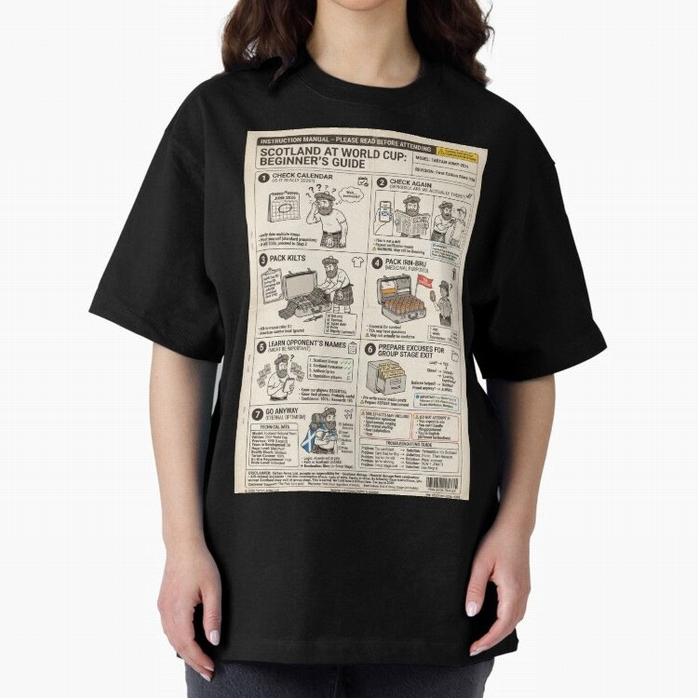 Scotland's Beginners Guide To The World Cup Classic T-Shirt Feel the Roar of Match Day Hype around FIFA World Cup 2026 USA Canada Mexico, Haaland and Mbappe, Spain and Netherlands, Worldwide Fan Energy, Dramatic Goals, Stadium Lights and