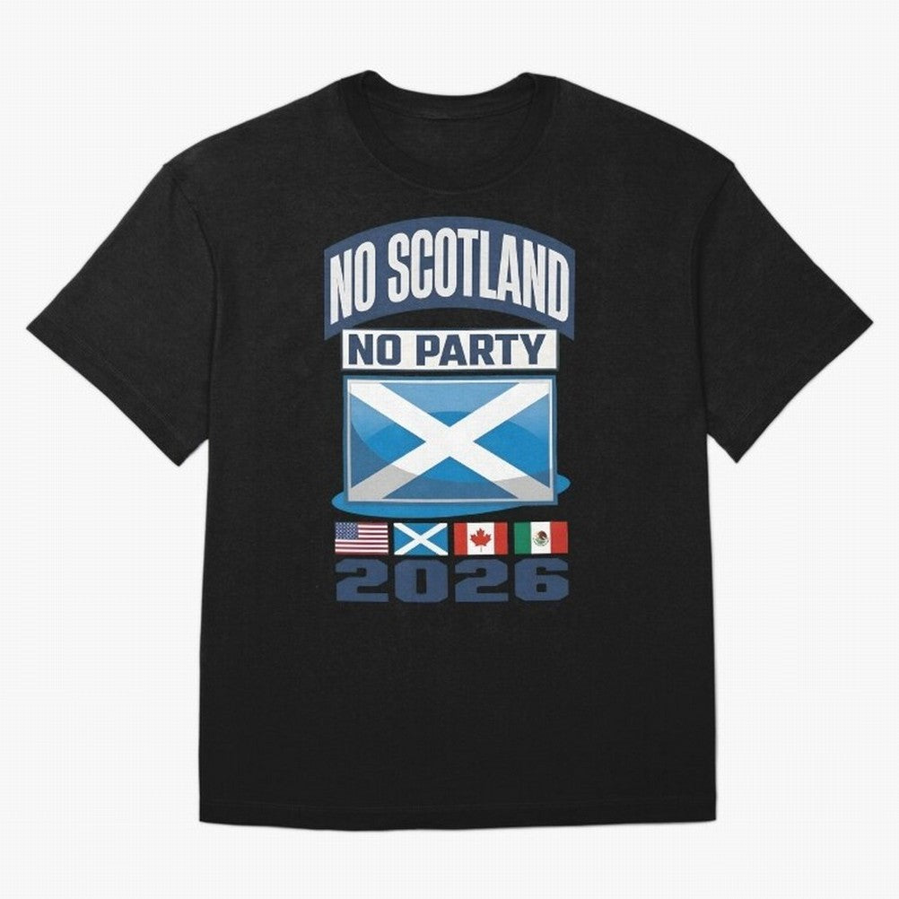 Scotland 2026 World Cup Football Fan Design Classic T-Shirt Relive the Noise and Pride of Global Football Passion for FIFA World Cup 2026 USA Canada Mexico, Driven by Messi and Cristiano Ronaldo, Portugal, Spain and Germany, Fan Favorite Moments,