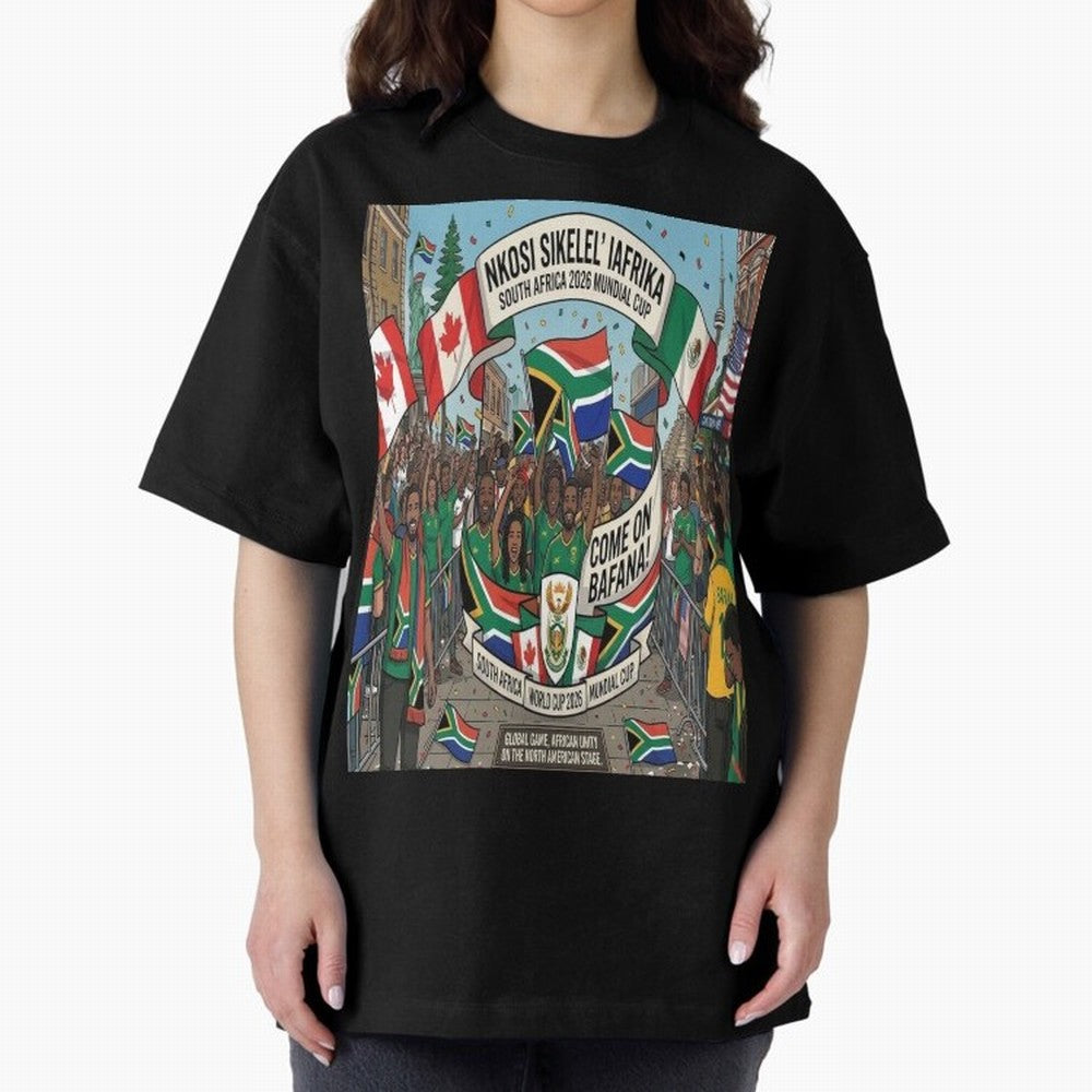 Soiuth Africa Classic T-Shirt Support FIFA World Cup 2026 Group Stage Spirit, Built around Argentina and Brazil, Cristiano Ronaldo, Football Passion, Legendary Performances, Festival Vibes and Supporter Community; Perfect for Supporters Who Want