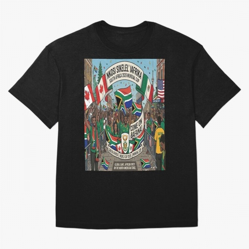 Soiuth Africa Classic T-Shirt Support FIFA World Cup 2026 Group Stage Spirit, Built around Argentina and Brazil, Cristiano Ronaldo, Football Passion, Legendary Performances, Festival Vibes and Supporter Community; Perfect for Supporters Who Want