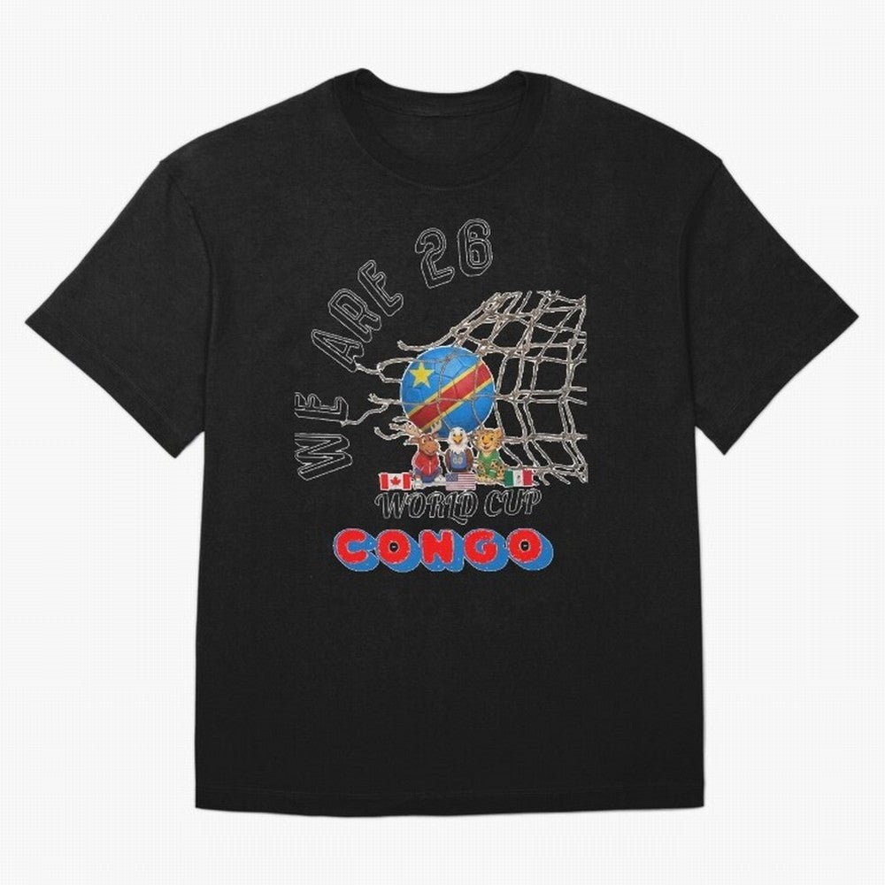 World cup 26 - Congo Classic T-Shirt Follow the Road to Global Football Passion for FIFA World Cup 2026, with Cristiano Ronaldo, Haaland and CR7, England, France and Netherlands, Game Day Rituals, Football Legends, Country Pride and the Road to the