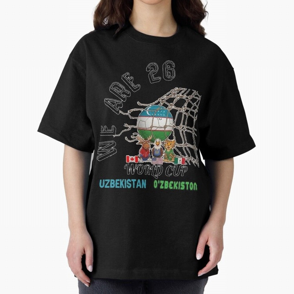 World cup 26 - Uzbekistan Classic T-Shirt Follow FIFA World Cup 2026 Group Stage Celebrating Haaland and Mbappe, England and Germany Energy, Retro Football Energy, Iconic Rivalries, Trophy Chase Drama and Stadium Atmosphere; Ideal for Football