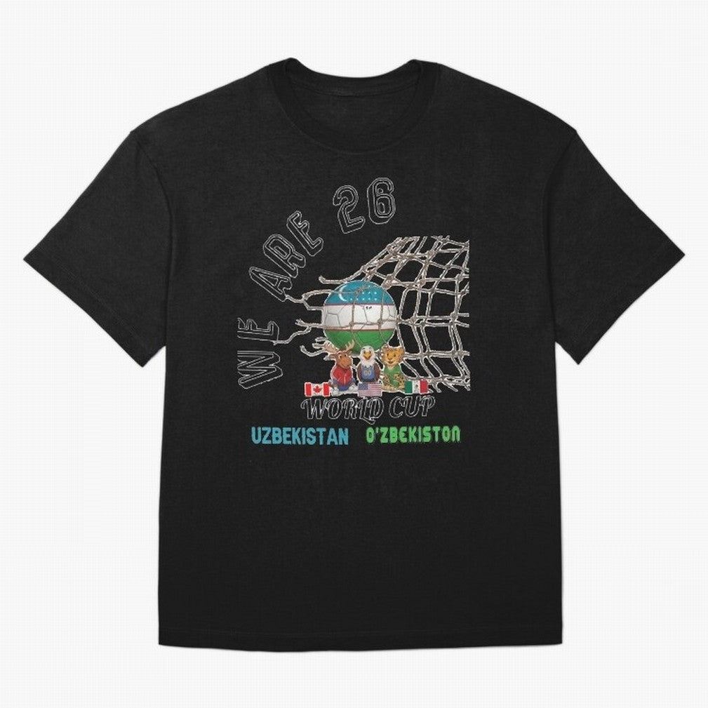 World cup 26 - Uzbekistan Classic T-Shirt Follow FIFA World Cup 2026 Group Stage Celebrating Haaland and Mbappe, England and Germany Energy, Retro Football Energy, Iconic Rivalries, Trophy Chase Drama and Stadium Atmosphere; Ideal for Football
