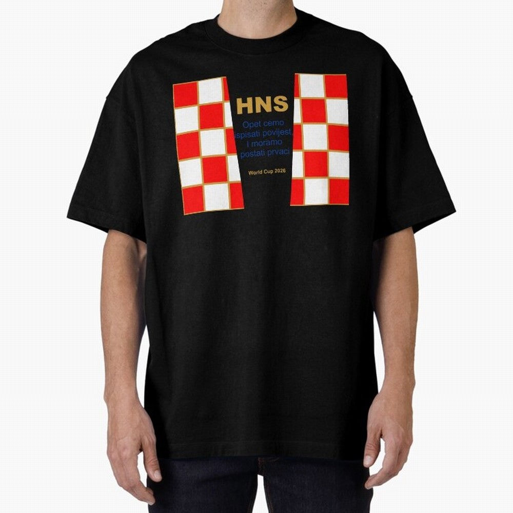 Croatia jersey with motto gold Classic T-Shirt Share FIFA World Cup 2026 with Messi, Neymar and Mbappe, Spain and Netherlands Energy, Football Festival Excitement, Trophy Ambitions, Country Rivalries and Star Player Buzz; Created for Match Day