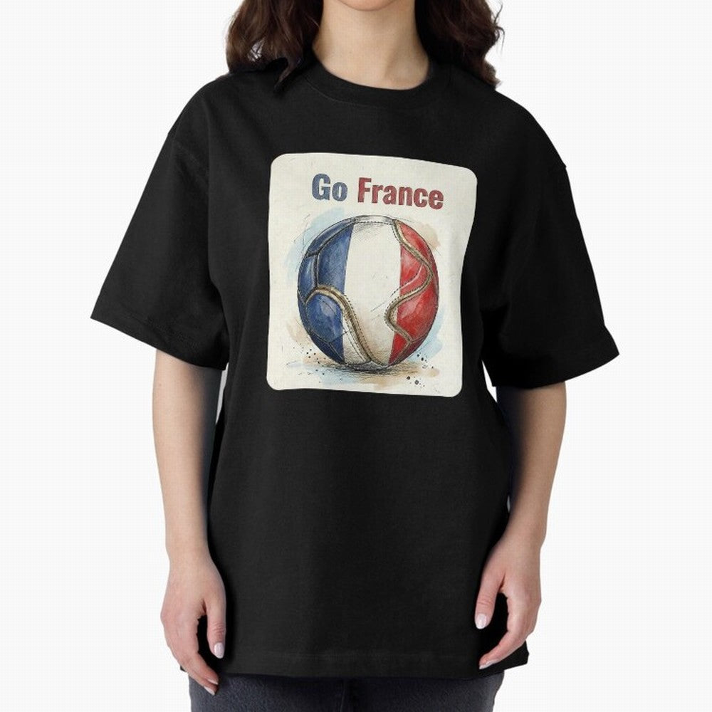 Go France Soccer Ball Flag | French Football Fan Graphic Tee Classic T-Shirt Live the Energy of the FIFA World Cup 2026 Group Stage Journey through Mbappe Highlights, Portugal Pride, Goal Celebration Energy, Supporter Heritage, Football Icons and