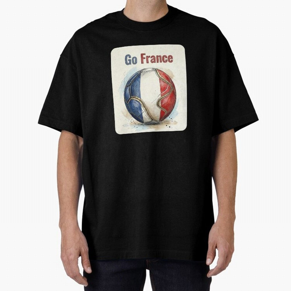 Go France Soccer Ball Flag | French Football Fan Graphic Tee Classic T-Shirt Live the Energy of the FIFA World Cup 2026 Group Stage Journey through Mbappe Highlights, Portugal Pride, Goal Celebration Energy, Supporter Heritage, Football Icons and