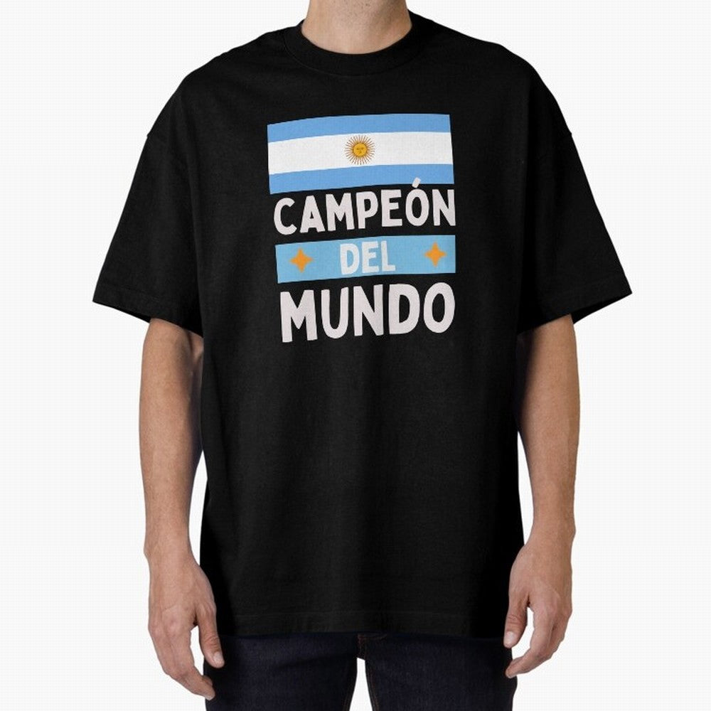 Argentina Campe¨®n del Mundo Classic T-Shirt Honor Football Greatness during Match Day Hype around FIFA World Cup 2026, Mbappe, Portugal, Spain and Germany, Soccer Culture, Superstar Moments, National Team Dreams and Competitive Fire; Created for