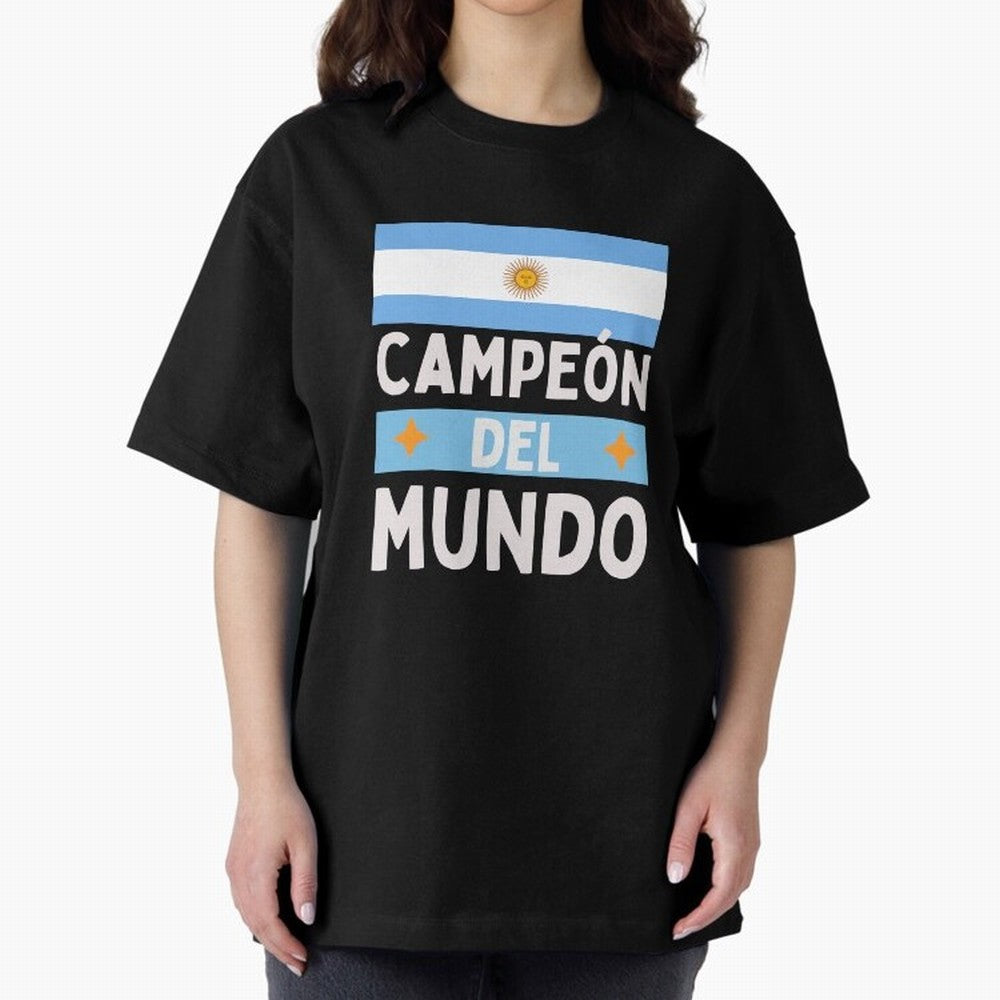 Argentina Campe¨®n del Mundo Classic T-Shirt Honor Football Greatness during Match Day Hype around FIFA World Cup 2026, Mbappe, Portugal, Spain and Germany, Soccer Culture, Superstar Moments, National Team Dreams and Competitive Fire; Created for
