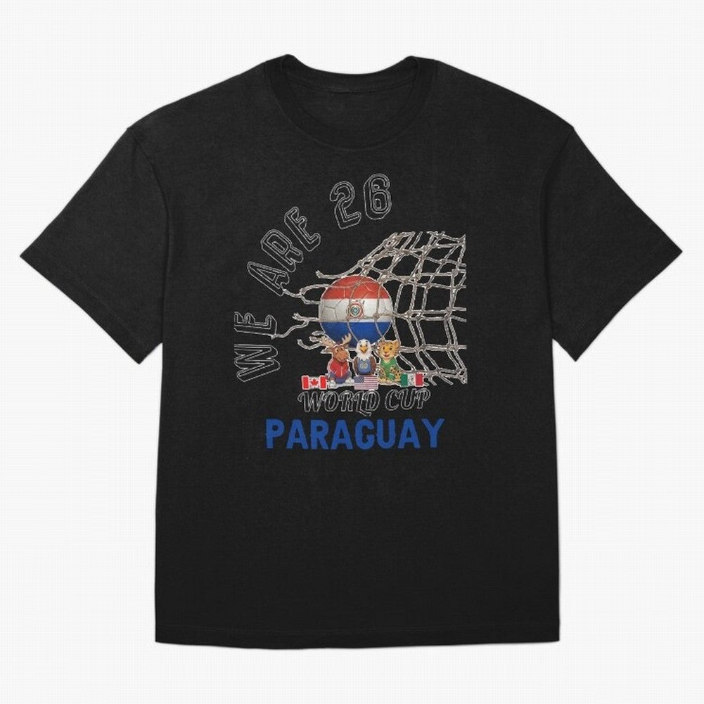 World cup 26 - Paraguay Classic T-Shirt Make Game Day About FIFA World Cup 2026 USA Canada Mexico for Fans of Messi, Neymar and Mbappe and Argentina, Bringing Supporter Pride, Iconic Celebrations, Legendary Names and Global Match Day Energy;
