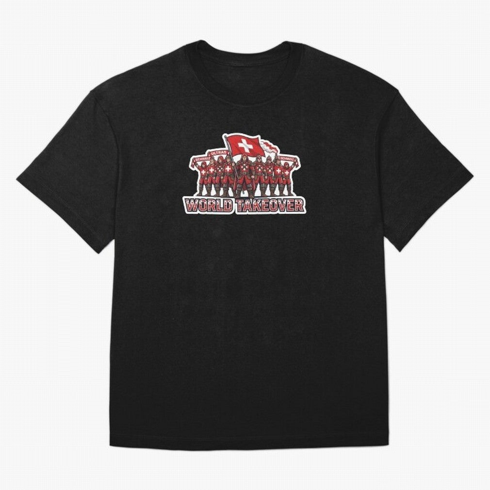 Switzerland Soccer Fans Power Rise Sticker 2026 Football Supporters Classic T-Shirt Celebrate Soccer Greatness during FIFA World Cup 2026 for Fans of Messi, Neymar and Mbappe and Portugal, Spain and Germany, Bringing Supporter Pride, Iconic