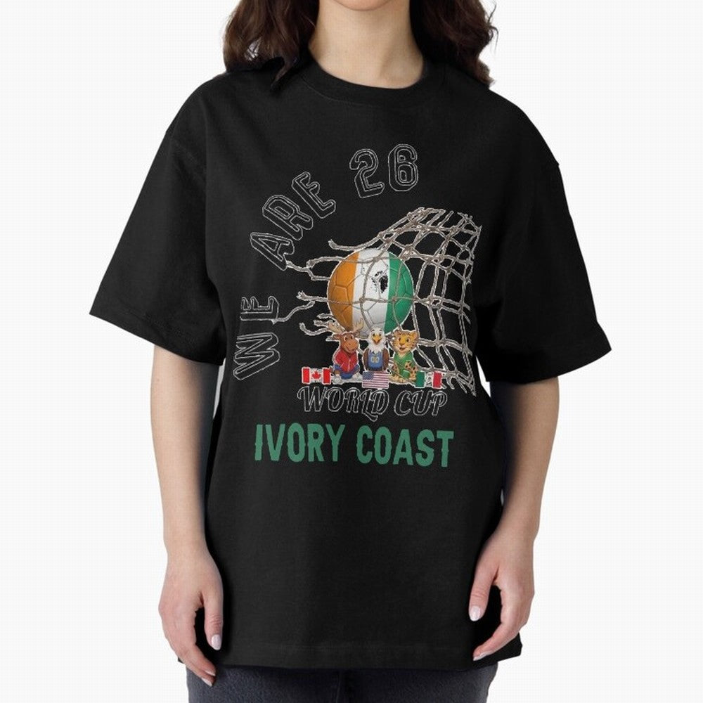 World cup 26 - Ivory Coast Classic T-Shirt Share FIFA World Cup 2026 USA Canada Mexico Filled with Haaland and Mbappe, Argentina and Brazil Energy, Football Festival Excitement, Trophy Ambitions, Country Rivalries and Star Player Buzz; Great for