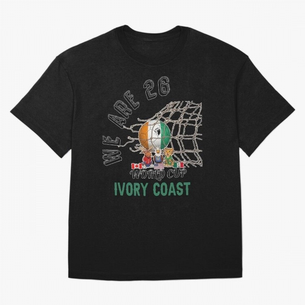 World cup 26 - Ivory Coast Classic T-Shirt Share FIFA World Cup 2026 USA Canada Mexico Filled with Haaland and Mbappe, Argentina and Brazil Energy, Football Festival Excitement, Trophy Ambitions, Country Rivalries and Star Player Buzz; Great for