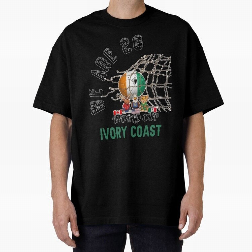 World cup 26 - Ivory Coast Classic T-Shirt Share FIFA World Cup 2026 USA Canada Mexico Filled with Haaland and Mbappe, Argentina and Brazil Energy, Football Festival Excitement, Trophy Ambitions, Country Rivalries and Star Player Buzz; Great for