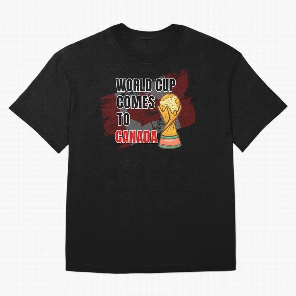 World Cup comes to Canada Classic T-Shirt Bring the FIFA World Cup 2026 Journey through Messi, CR7 and Mbappe Highlights, England, France and Netherlands Pride, Goal Celebration Energy, Supporter Heritage, Football Icons and Worldwide Tournament