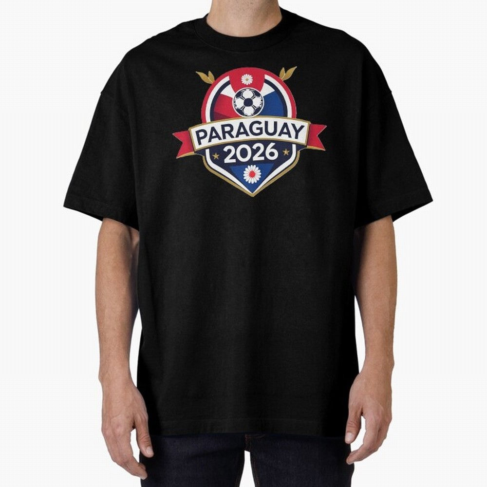 Paraguay WC2026 Classic T-Shirt Bring Legendary Rivalry Energy to FIFA World Cup 2026 Group Stage for Fans of Messi and Argentina, France and Brazil, Bringing Vintage Soccer Flavor, Modern Football Stars, National Flags and Final Night Emotion;