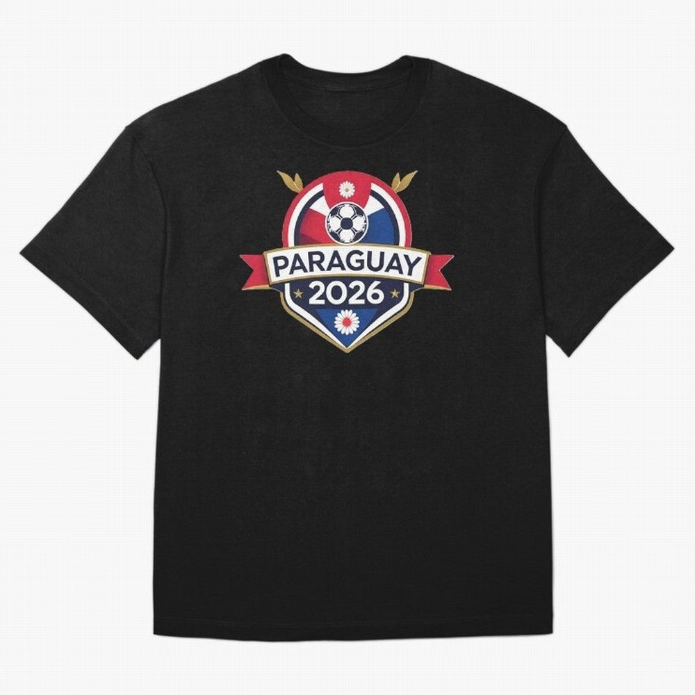 Paraguay WC2026 Classic T-Shirt Bring Legendary Rivalry Energy to FIFA World Cup 2026 Group Stage for Fans of Messi and Argentina, France and Brazil, Bringing Vintage Soccer Flavor, Modern Football Stars, National Flags and Final Night Emotion;