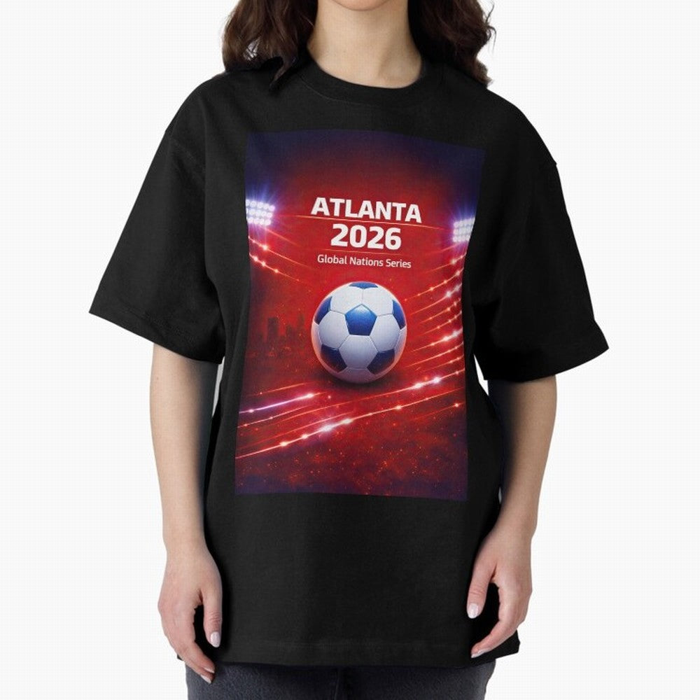 Atlanta Global Nations Series 2026 - Soccer aka Football Classic T-Shirt Capture Global Football Passion for FIFA World Cup 2026 Group Stage, Capturing Neymar, Spain, Champion Mindset, Group Stage Buzz, Knockout Tension and Passionate Fan Culture;