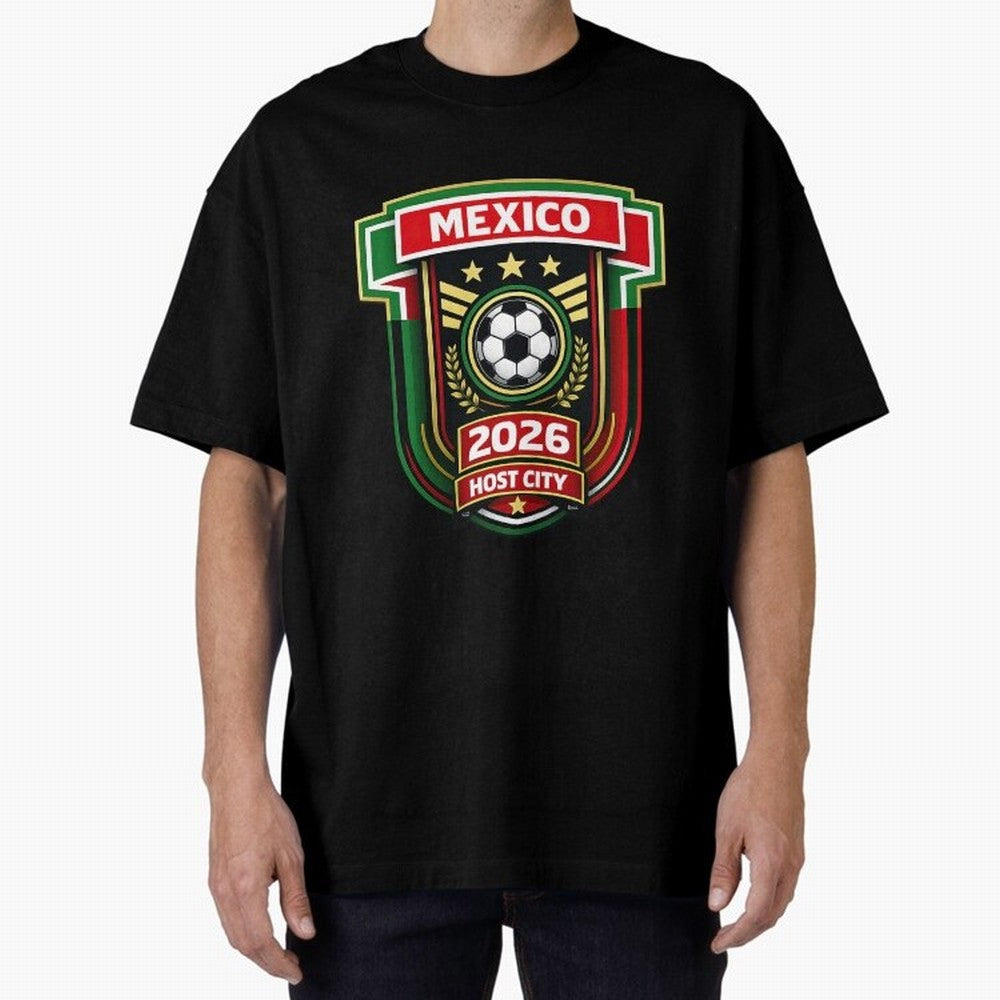 Mexico 2026 World Cup Host City Logo Classic T-Shirt Showcase the FIFA World Cup 2026 Group Stage Journey through Haaland and Mbappe Highlights, Brazil, Portugal and Argentina Pride, Stadium Chants, National Pride, Trophy Dreams and Unforgettable