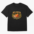 Atlanta 2026 World Cup Host City ¡ª Georgia Peach Laurel Wreath Classic T-Shirt Show Up for the Glory of FIFA World Cup 2026 USA Canada Mexico Spirit, with Brazil, Portugal and Argentina, Haaland and Mbappe, Vintage Soccer Flavor, Modern Football