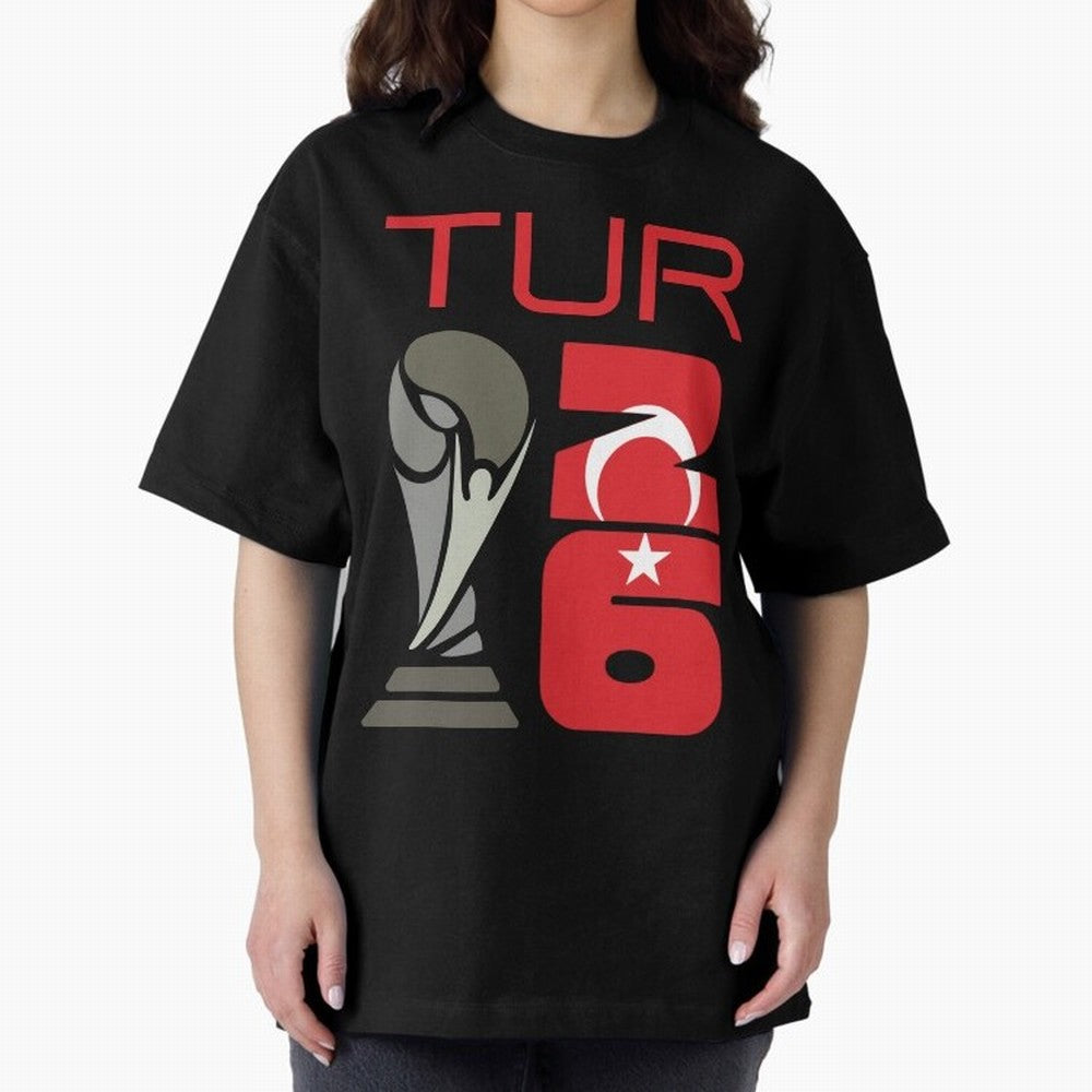 Turkey 2026 Soccer World Cup Trophy Turkish Flag Design Classic T-Shirt Enjoy the Biggest Football Party of Global Football Passion for FIFA World Cup 2026, Made for Mbappe and Neymar, Netherlands, Soccer Culture, Superstar Moments, National Team