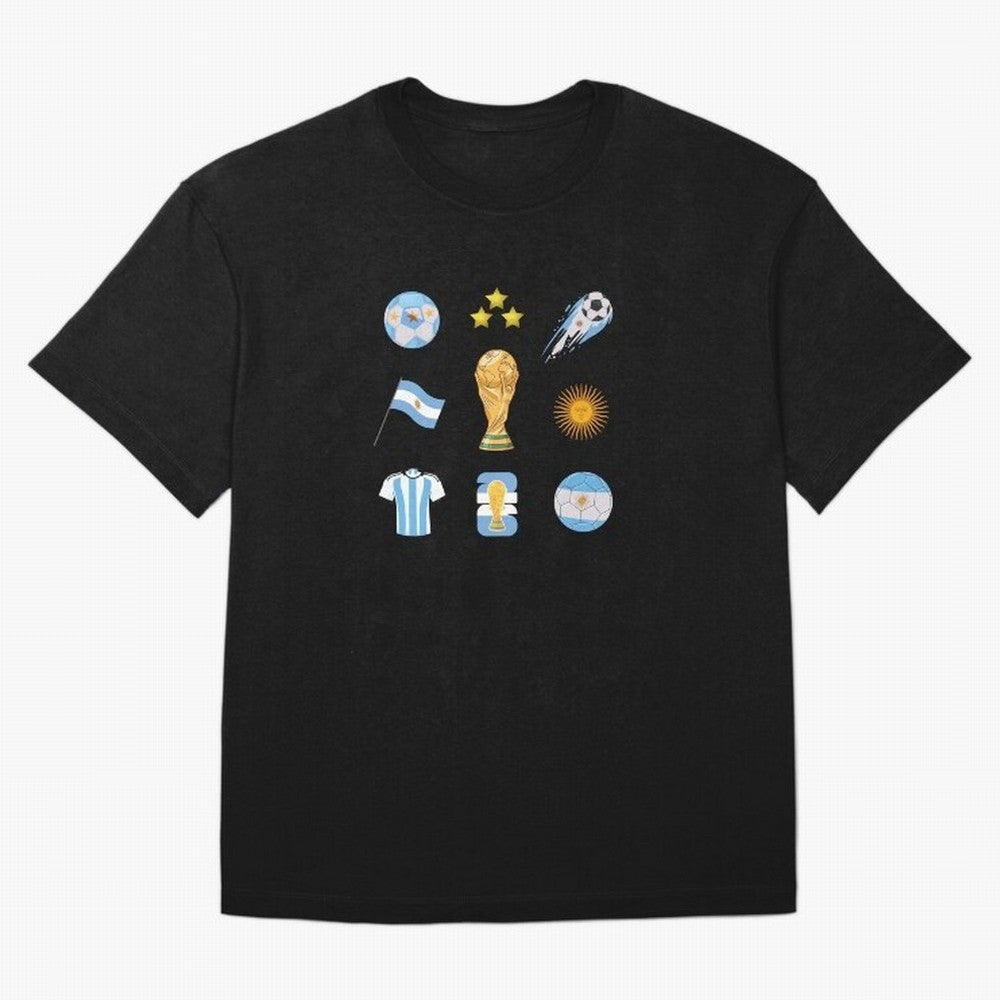 Argentina World Cup Champion 2026 Classic T-Shirt Enjoy FIFA World Cup 2026 Group Stage Spirit, Filled with Spain, Neymar, Haaland and Cristiano Ronaldo, Goal Celebration Energy, Supporter Heritage, Football Icons and Worldwide Tournament Joy;