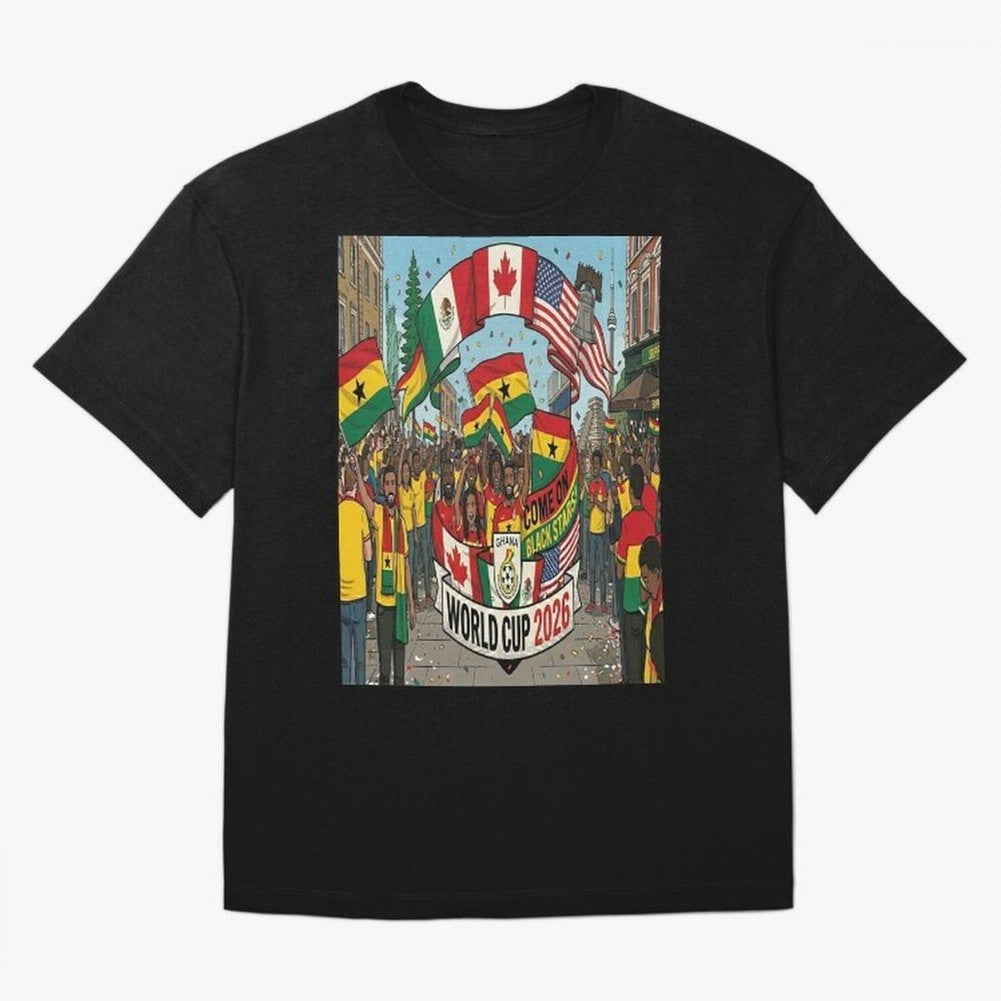 Ghana World Cup 2026 Classic T-Shirt Show Your Tournament Heart for FIFA World Cup 2026 Group Stage Spirit, Made for Germany, Mbappe, Stadium Chants, National Pride, Trophy Dreams and Unforgettable Football Memories; Ideal for Fans Who Follow
