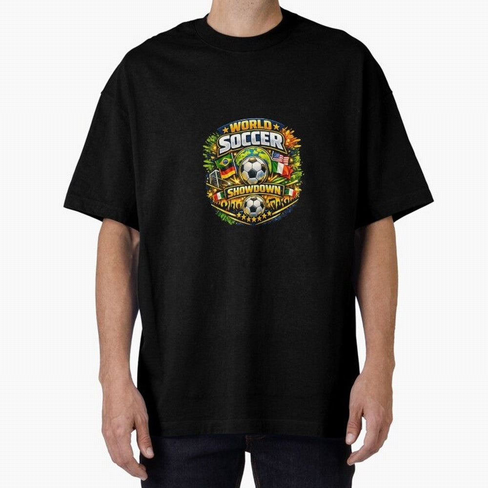 World Soccer Showdown Global Flags @ Fan Edition Classic T-Shirt Honor the Beautiful Game during FIFA World Cup 2026 Group Stage for Fans of Cristiano Ronaldo, Haaland and CR7 and Portugal, Bringing Match Day Excitement, Supporter Culture, Golden