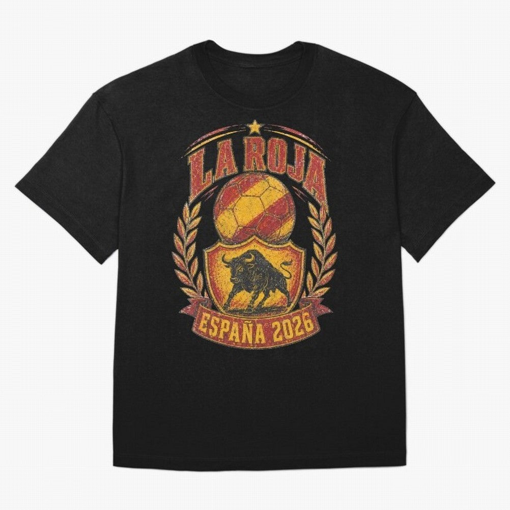 La Roja Espa?a 2026 World Cup Soccer T-Shirt Classic T-Shirt Treasure Match Day Hype around FIFA World Cup 2026 USA Canada Mexico, CR7 and Messi, Spain and Netherlands, Classic Soccer Heritage, Championship Pressure, Fan Loyalty and International