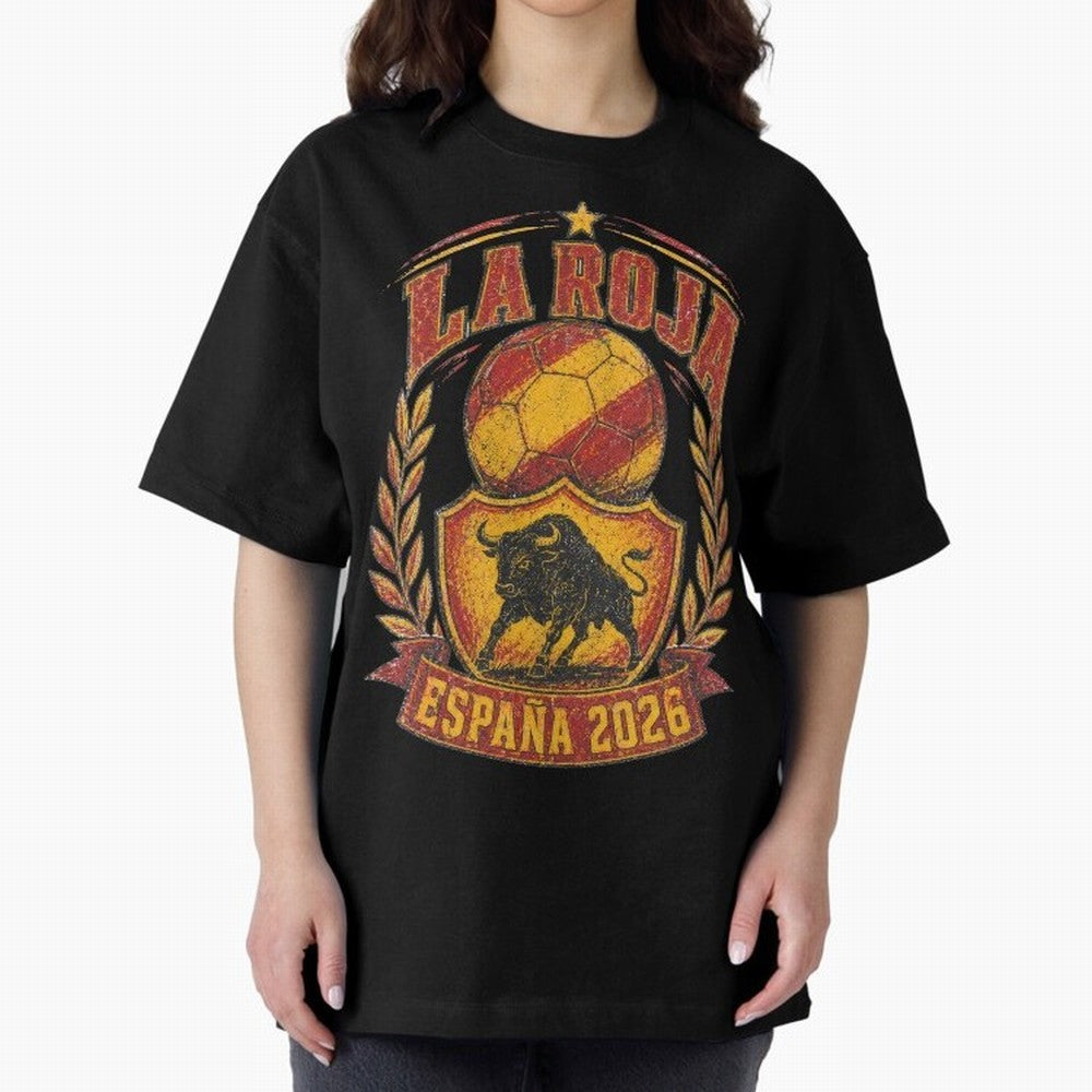 La Roja Espa?a 2026 World Cup Soccer T-Shirt Classic T-Shirt Treasure Match Day Hype around FIFA World Cup 2026 USA Canada Mexico, CR7 and Messi, Spain and Netherlands, Classic Soccer Heritage, Championship Pressure, Fan Loyalty and International