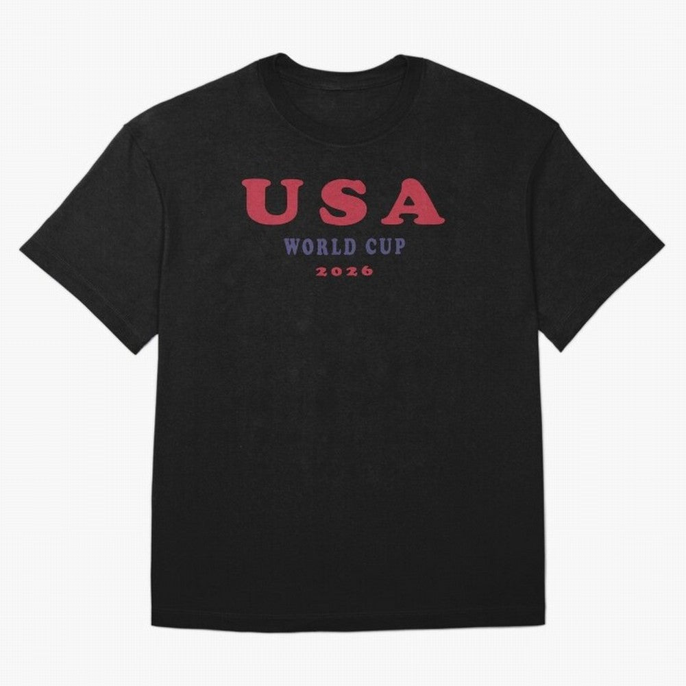 USA World Cup 2026 Soccer Fan Shirt | American Flag Football Retro Patriotic Design Classic T-Shirt Relive Global Football Passion for FIFA World Cup 2026 Group Stage, Made for Neymar, Brazil, Champion Mindset, Group Stage Buzz, Knockout Tension