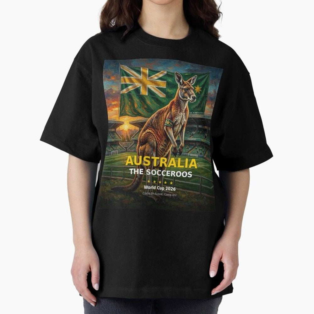 Australia Socceroos - World Cup 2026 Soccer Fan Tee Classic T-Shirt Relive Legendary Nights from FIFA World Cup 2026 Group Stage Spirit, Filled with Netherlands, Neymar, Haaland and Cristiano Ronaldo, Match Day Excitement, Supporter Culture, Golden