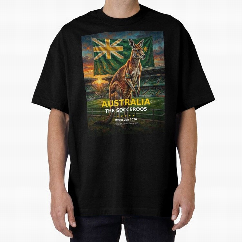 Australia Socceroos - World Cup 2026 Soccer Fan Tee Classic T-Shirt Relive Legendary Nights from FIFA World Cup 2026 Group Stage Spirit, Filled with Netherlands, Neymar, Haaland and Cristiano Ronaldo, Match Day Excitement, Supporter Culture, Golden