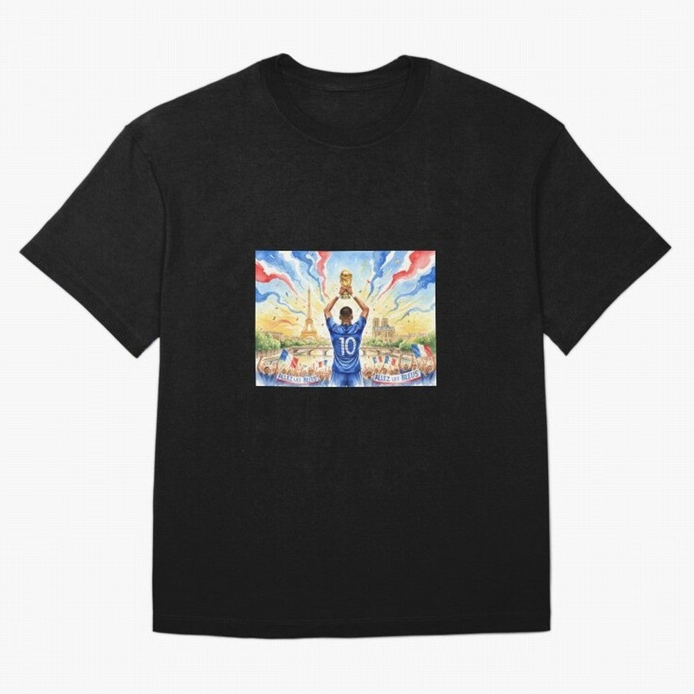 Spectacular Celebration in Paris France Soccer Vibes 2026 Classic T-Shirt Feel the Trophy Chase of FIFA World Cup 2026 USA Canada Mexico for Fans of Messi and Cristiano Ronaldo and Spain, Bringing Soccer Culture, Superstar Moments, National Team